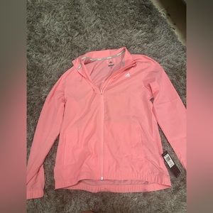 Women’s adidas pink light weight golf jacket